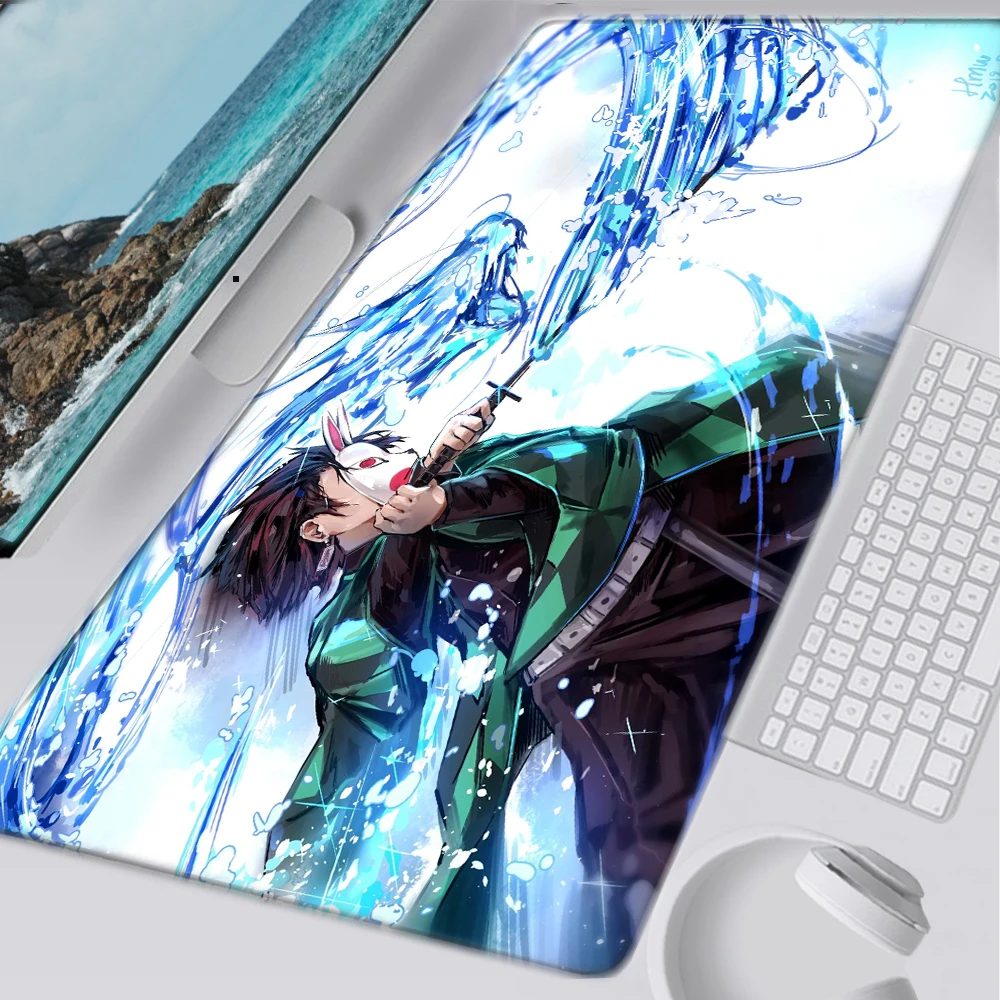 

Genshin Impact 90x40cm Large Mouse Pad Gaming Accessories PC Laptop Gamer Mousepad Anime Antislip non-skid laptop mouse pad mat