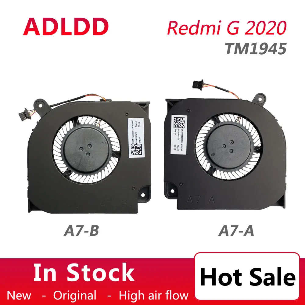 

EG75070S1-C550-S9A EG75070S1-C560-S9A Вентилятор охлаждения 6033B0085301 6033B0085401 для Xiaomi MI Redmi G 2020 TM1945