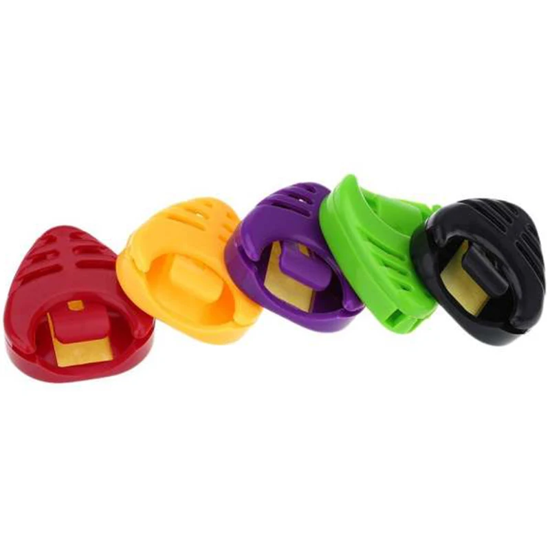 

100 Guitar Pick Boxes, Guitar Accessories, Heart-Shaped Pick Boxes, Triple-cornered Pick Boxes, Ran Colors
