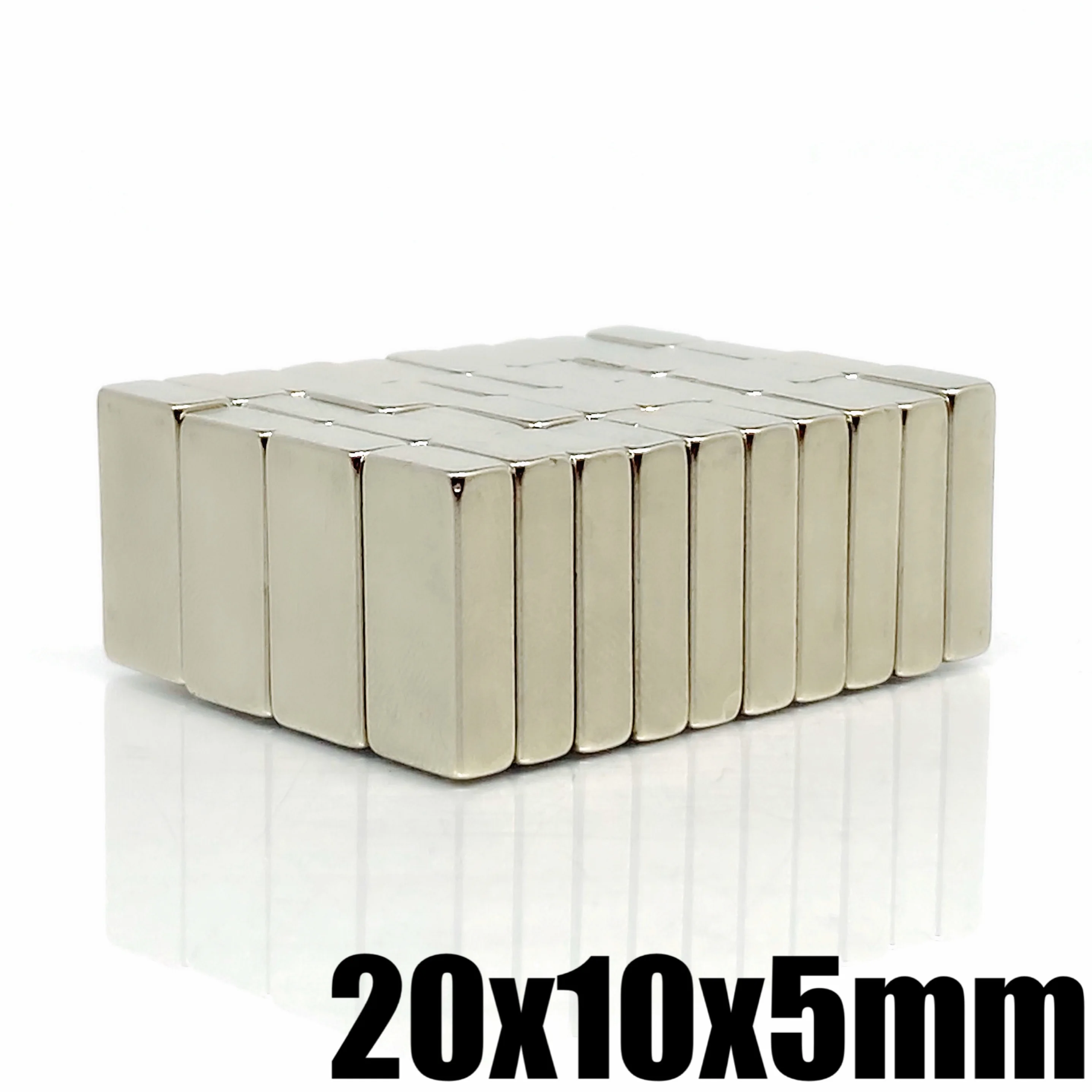 Неодимовый магнит 20x10x5 5/10/20/50 шт. мм N35 NdFeB блок сверхмощный сильный постоянный Imanes