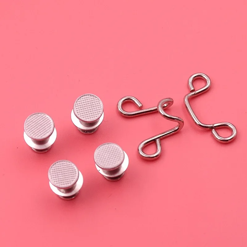 

Removable Garment Hooks Waist Adjustment Button DIY Invisible Adjust Button Waist Button No Nails Detachable Button