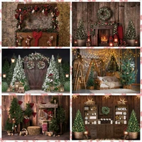laeacco winter christmas windowsill snowflake light bokeh backdrop photographic photo background for photo studio