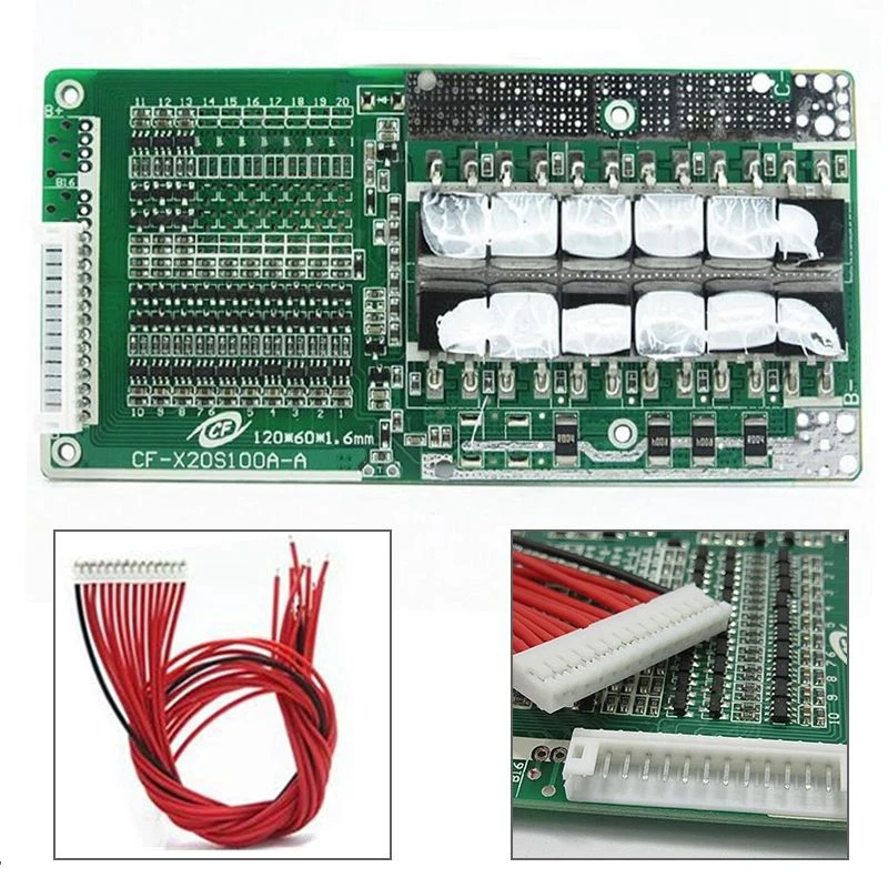 ABKK-48V 14S 45A Li-Ion Battery Bms Pcb Protection Board With Balance Suitable For Ebike 120 X 60 9Mm |