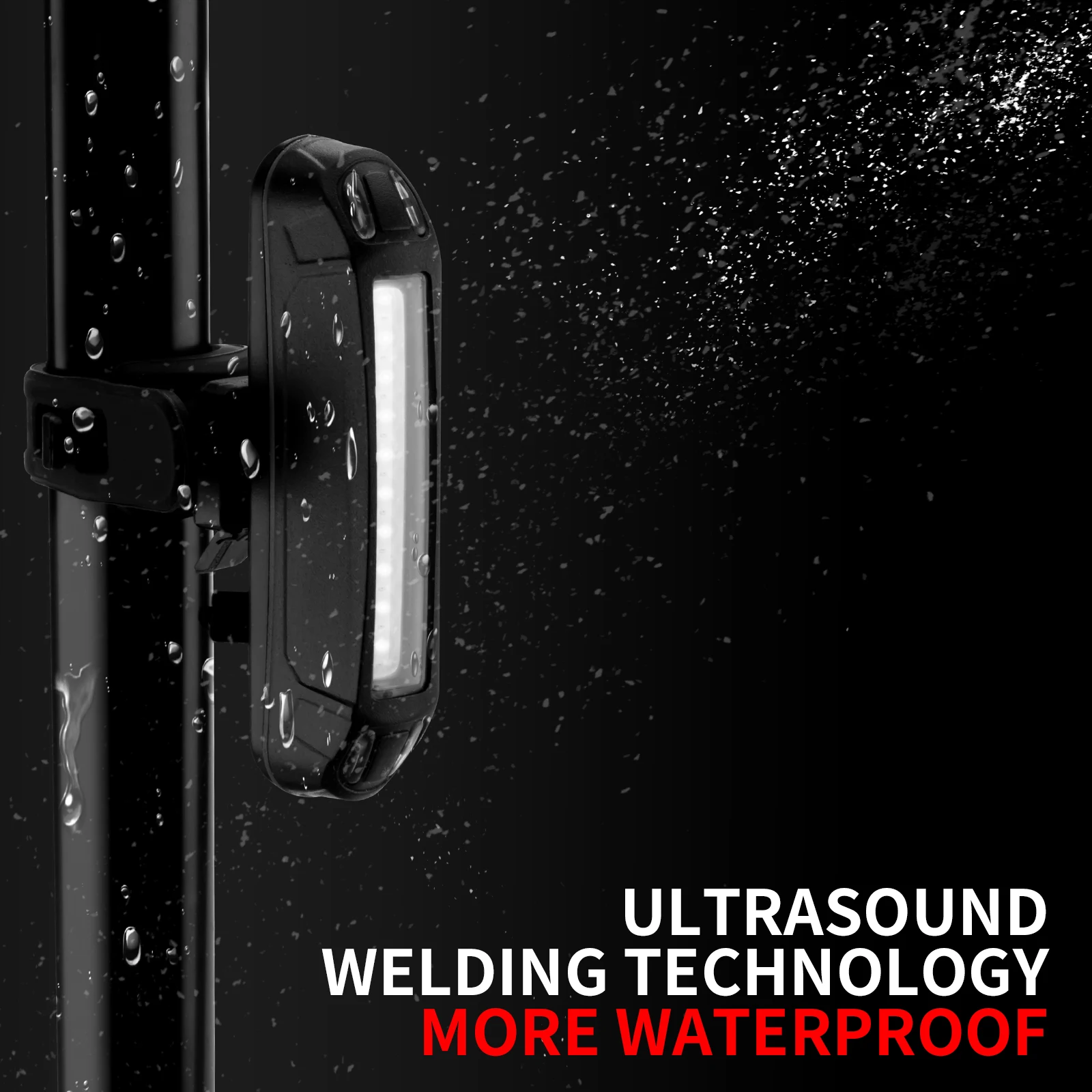 Велосипедный задний фонарь водонепроницаемый светодиодный светильник для