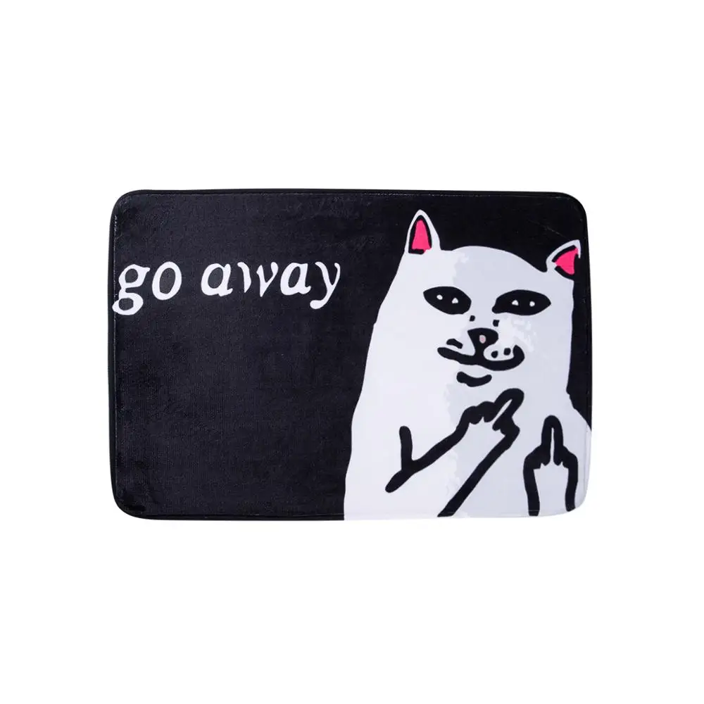 Смешной кухонный коврик для ванной напольный абсорбирующий спальни гостиной