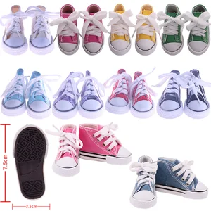 7,5 см красивая кукла парусиновая обувь для 18 дюймов Кукла для девочек и новорожденных Baby Doll 43 см для ухода за ребенком для мам и 13 BJD кукла Blyth, игрушки для девочек