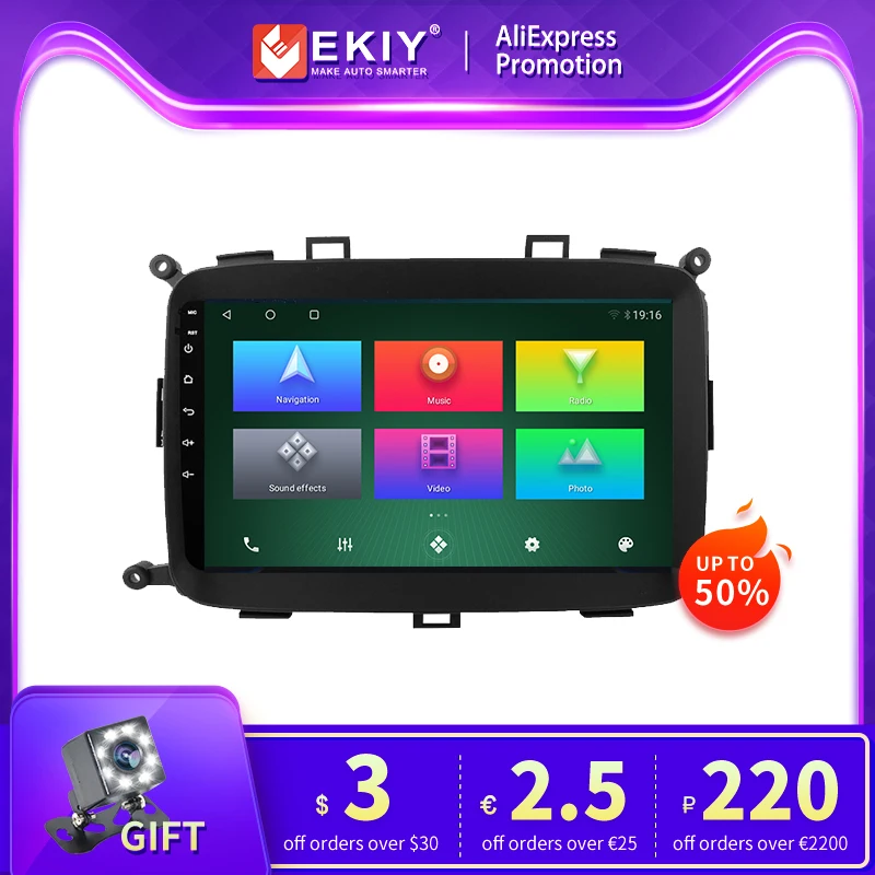 

QLED Smart Car Radio For Kia Carens 3 III 2013-2019 Android 10.0 Multimedia Player Stereo Video 4G Support Accessories DVR TPMS