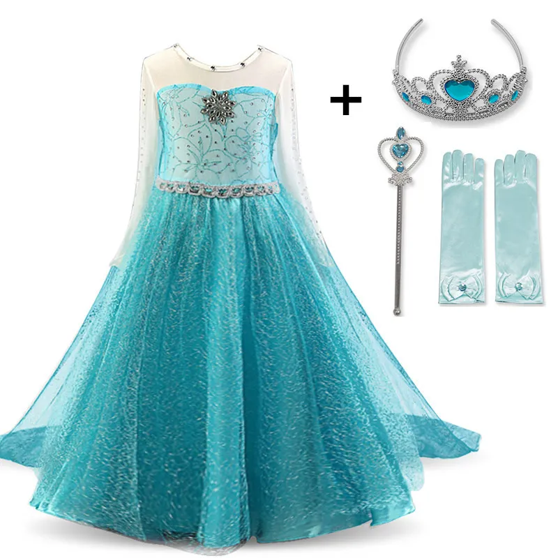 2021 Girls Dress Kids Queen Cosplay Costume Baby Girl Princess Beauty Vestidos Halloween | Детская одежда и обувь