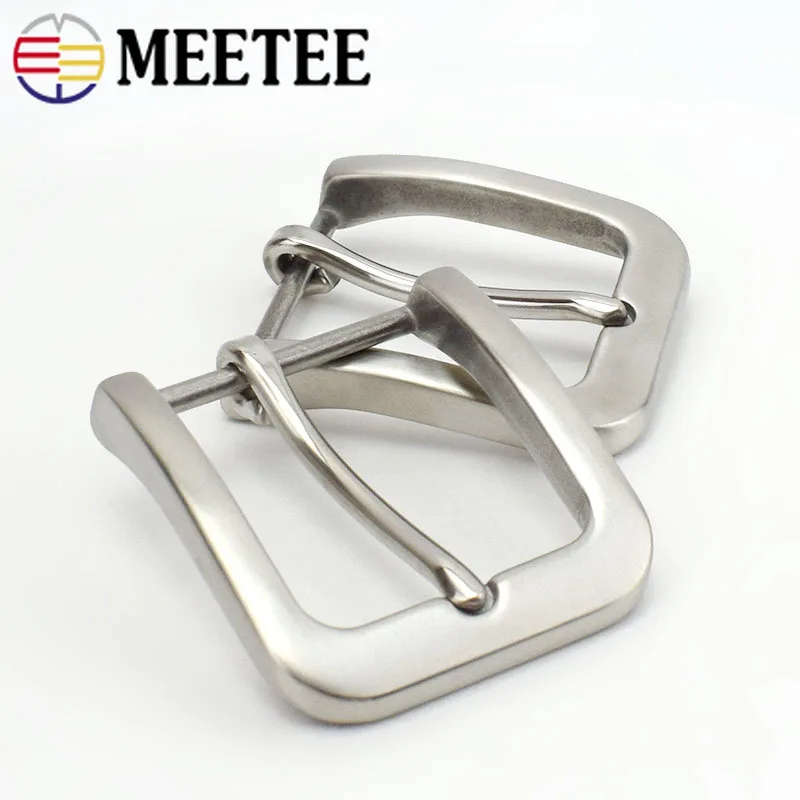 1Pc Fashion 40mm Stainless Steel Men Belt Buckles Metal Pin Buckle For Belts 37-38mm DIY Leather Craft Jeans Accessories YK137 | Дом и сад