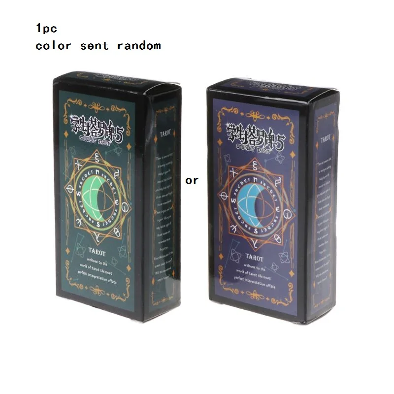 Студенческие карты Таро с красочной коробкой таинственное гадания Астрология