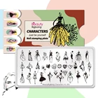 Трафарет из нержавеющей стали для дизайна ногтей