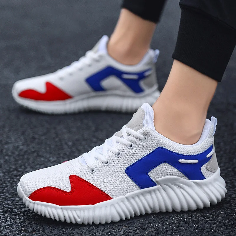 

Ultralight Running Shoes Men Breathable Sneakers Air Mesh Comfortable Non-slip Jogging Trainers Sports Shoes for Male Big Size