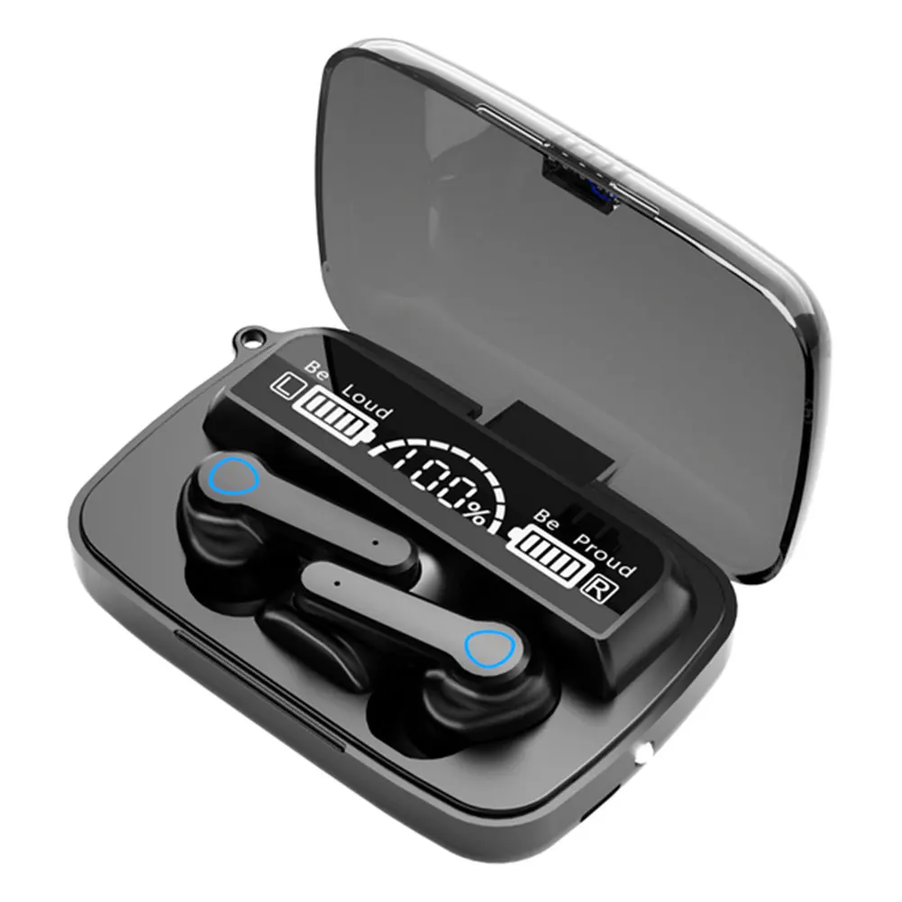 

M19 TWS Wireless Sports Bluetooth 5.1 Earphones Touch Control Hands-free Headphones Noise Canceling Waterproof Headset With Mic