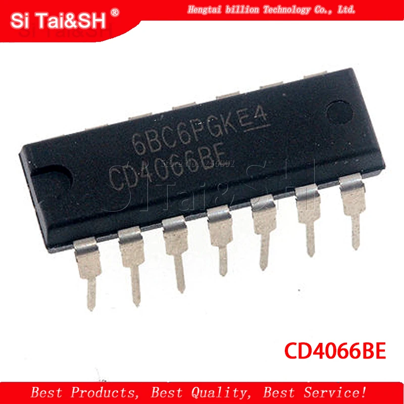 10 шт./лот CD4066BE 4066 CD4066 DIP14 новый оригинальный|Интегральные схемы| |