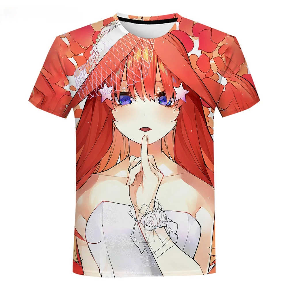 

Женская и мужская футболка с круглым вырезом, коротким рукавом и 3D-принтом