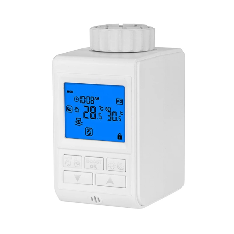 

Smart TRV Thermostatic Radiator Valve Controller Thermostat Wireless Voice Control Works with Alexa for Google Home