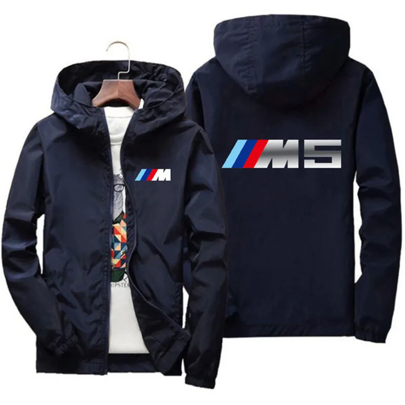 

BMW 2021 spring and summer new bomber jacket men's and women's casual windbreaker zipper thin section hooded men's jacket