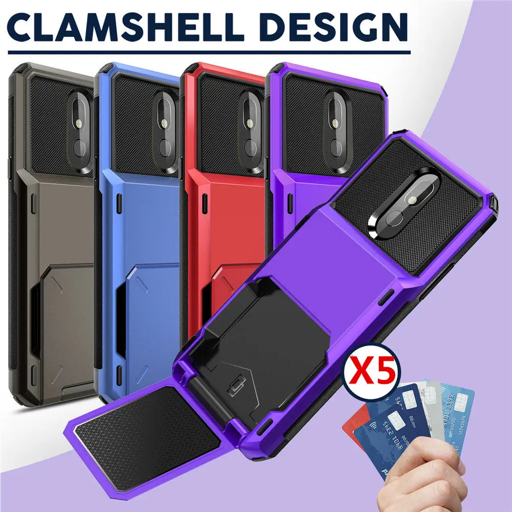 Чехол с откидной крышкой и отделением для карт Stylo 5 чехол LG + В K40 6