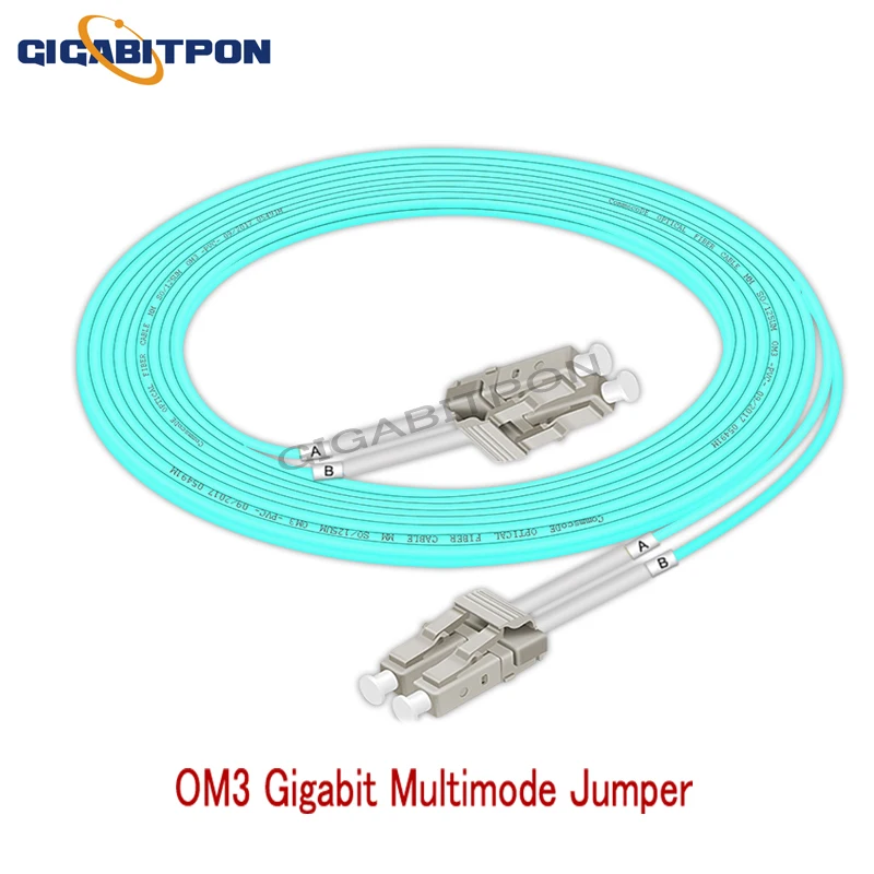 1M-10M10 OM4 duplex multi-mode 10G patch cords Connector ftth patch cords, green pvc (ST-ST, SC-ST, FC-ST, LC-ST, SC-FC, FC-FC,