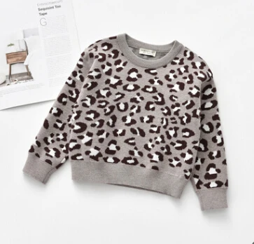 

New Kids Baby Boy Girl Long Sleeve Pullover Leopard Sweatshirt Hoodies Clothes