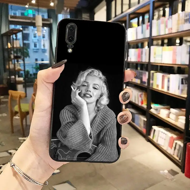 

Fmouse Marilyn Monroe singer actor Phone Case For Huawei honor Mate P 10 20 30 40 Pro 10i 9 10 20 8 x Lite