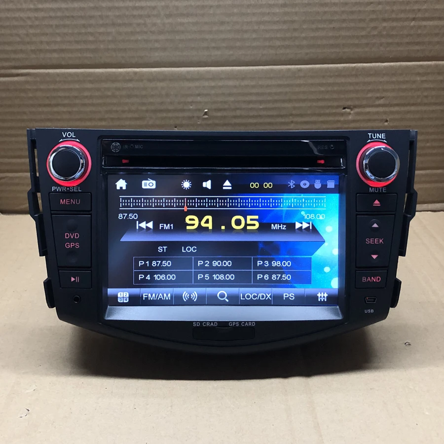 BYNCG 8 inch 2 Din Car DVD Player FOR TOYOTA RAV4 2006-2012 GPS Navigation in Dash PC Stereo TV gps Radio BT SD USB | Автомобили и