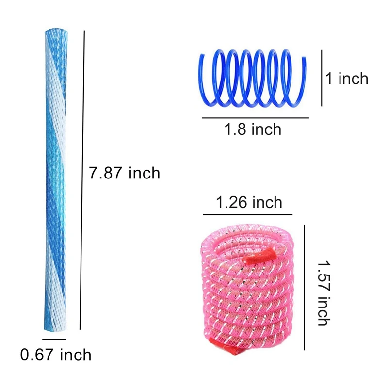 

20Pcs Colorful Cat Spring Toy and Cat Stick Toy Telescopic Cat Mesh Pole Cat Jumping Toy Flexible Kitten Chew Toys