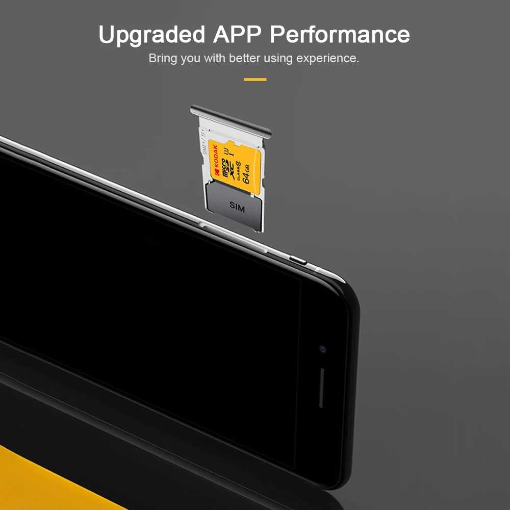 Kodak U1 Micro SD карта 128 Гб 64 ГБ 32 ГБ Золотая флеш-карта памяти Высокоскоростная TF/SD карта Micro sd класс 10 карта памяти