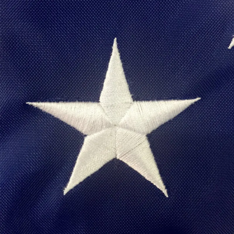 90*150cm Outdoor USA Flag US Waterproof Nylon Embroidered Stars Sewn Stripes Brass Grommets American Flags and Banners | Дом и сад