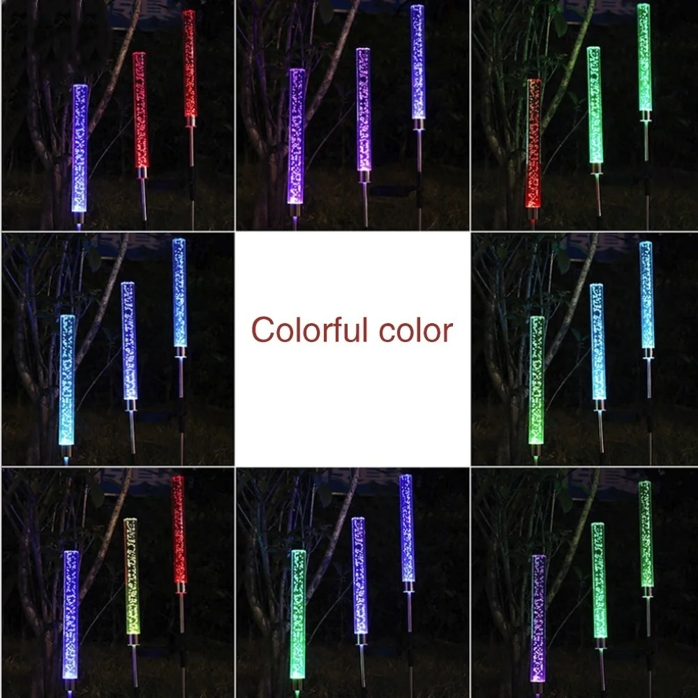 Цветная (RGB) солнечный свет наружное освещение сада декоративные светодиодный