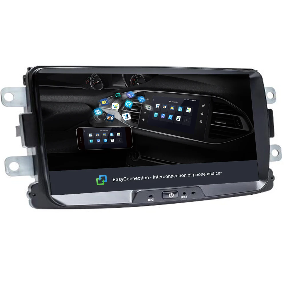 Автомобильный мультимедийный плеер IPS DSP 2din Android10 головное устройство для