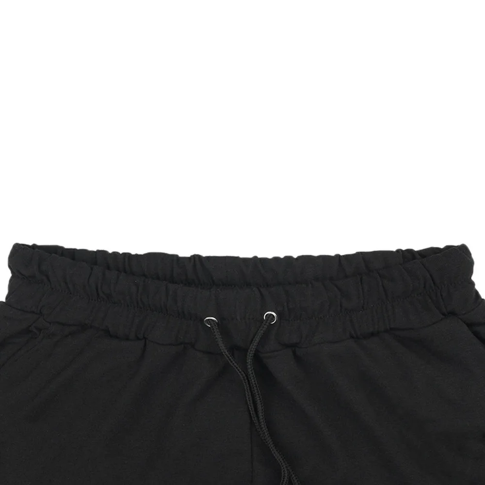 

Oeak 2021 Women Solid Color Pajamas Set Two Pieces Set Long Sleeve Short Length Hoodies Elastic Waist Long Pants Women Homewear