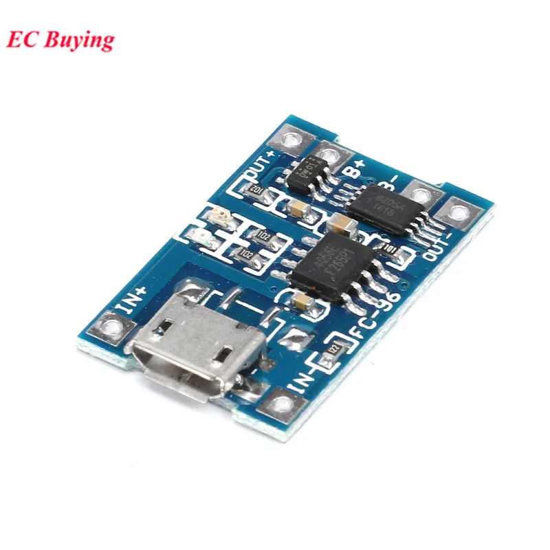 Micro USB 5V 1A 18650 TP4056 модуль зарядного устройства литиевой батареи зарядная плата с