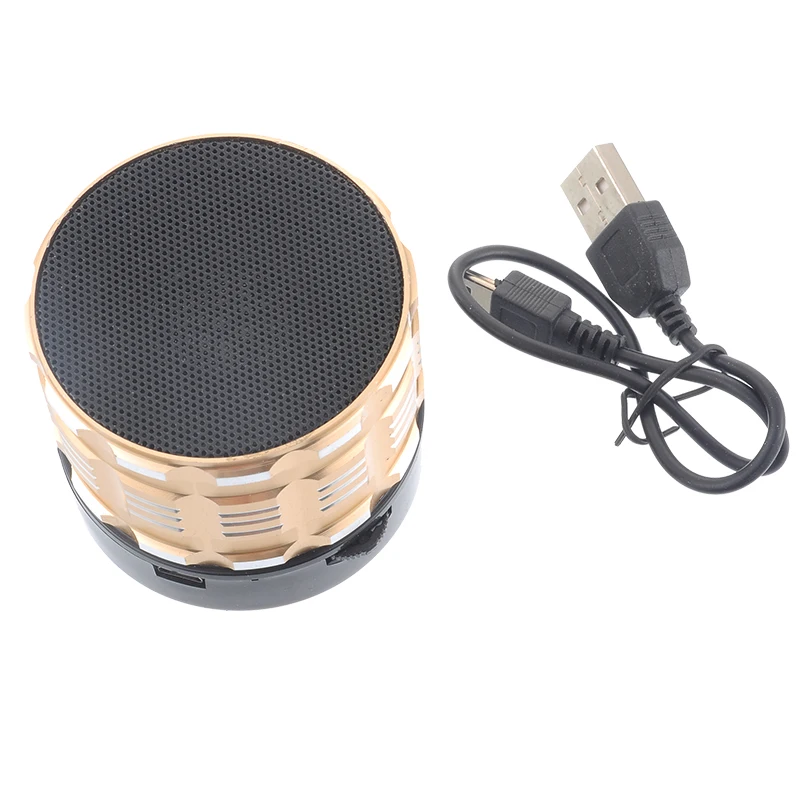 DIDIHOU портативный Bluetooth динамик водонепроницаемый динамик TF USB сабвуфер Mp3 стерео аудио музыкальный плеер - Цвет: gold