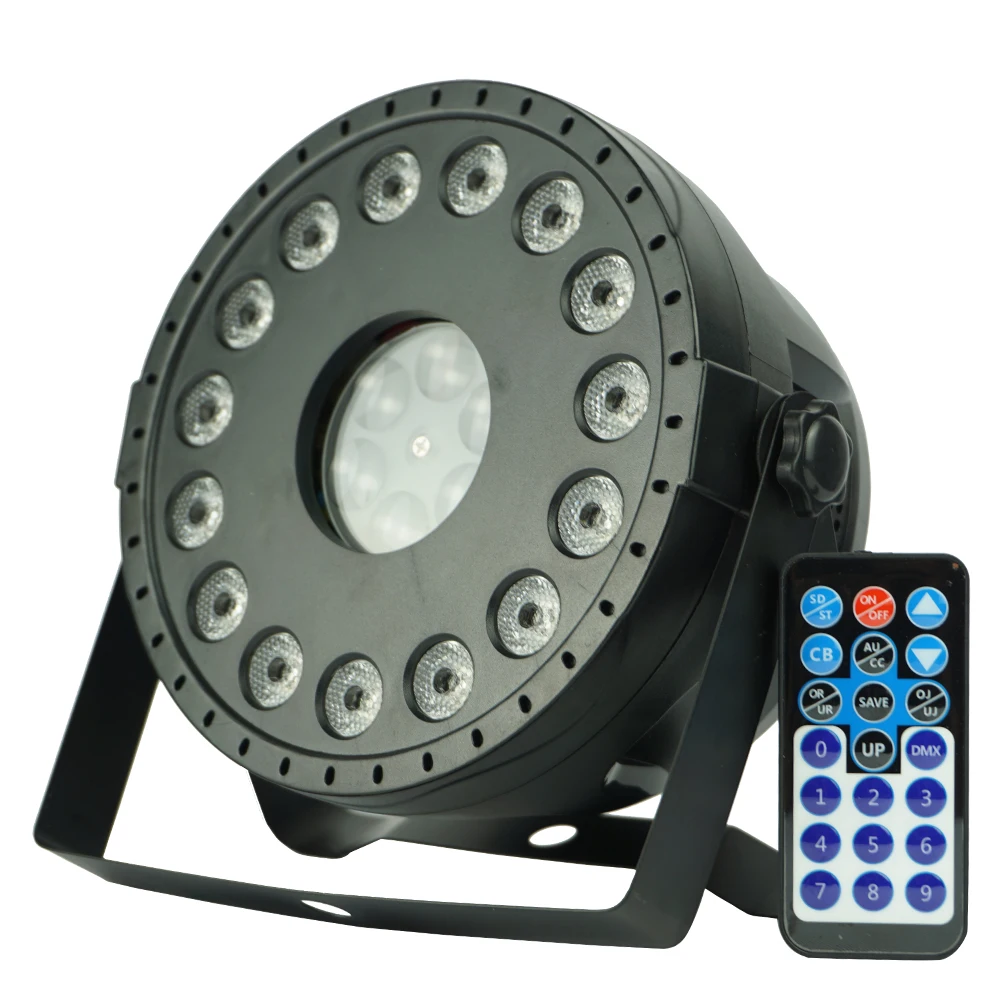 RGB проектор с 15 светодиодами сценический прожектор диджейский светильник