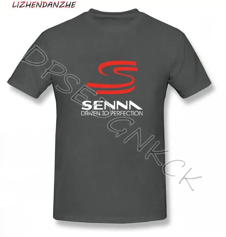 Футболка ф1 чемпион мира айртон сенна мужская футболка с изображением гоночного