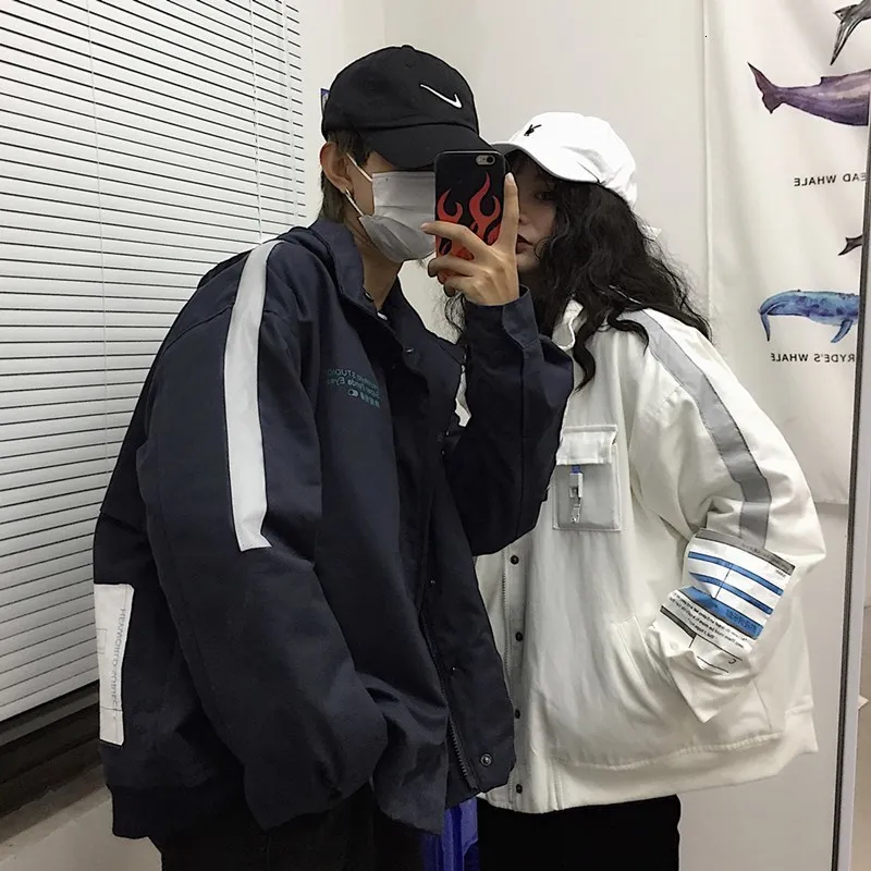 Женское хлопковое пальто повседневное Свободное составного кроя с принтом