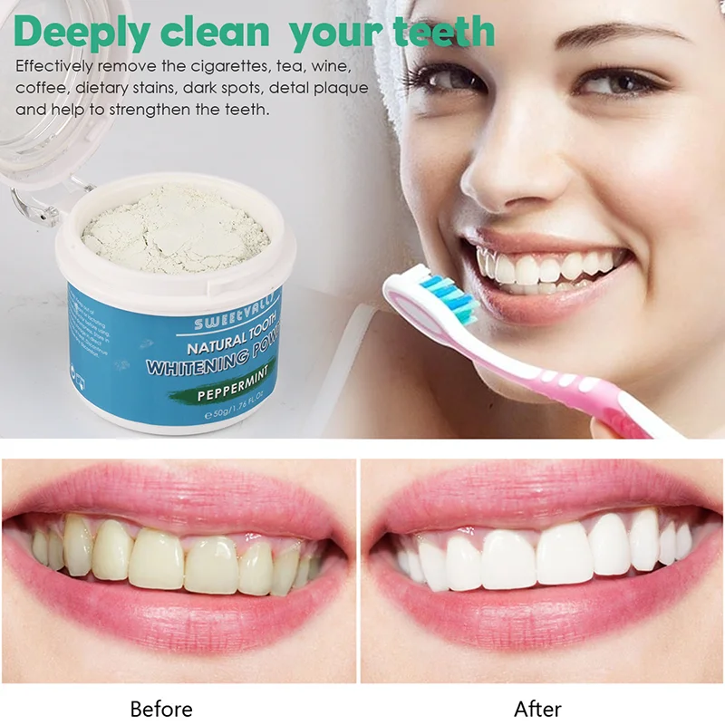 50 г органический активированный уголь порошок для отбеливания зубов полное