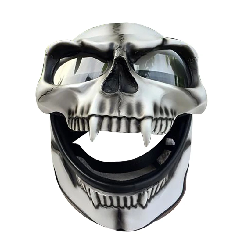 2021 New Washable Skull Skeleton Visor Adjustable Motorcycle Helmet Mask Prank Prop | Автомобили и мотоциклы