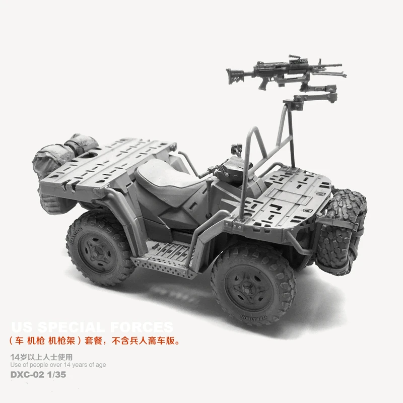 1/35 набор из смолы морской котик США вездеходная модель Неокрашенная | Игрушки и