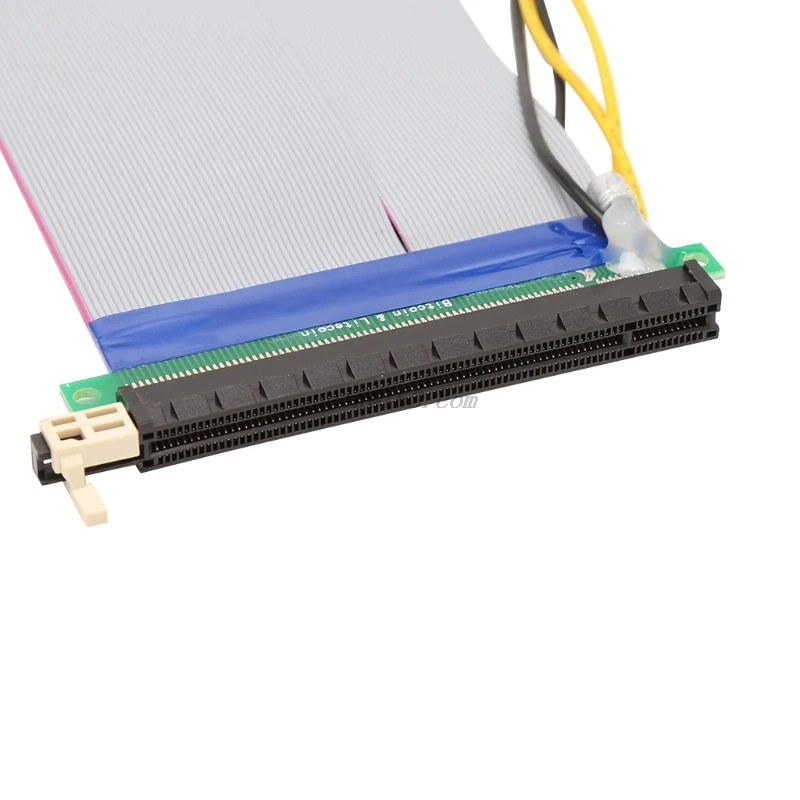 PCI E Express от 16X до удлинительная плата с питанием ленточного удлинителя кабель L059