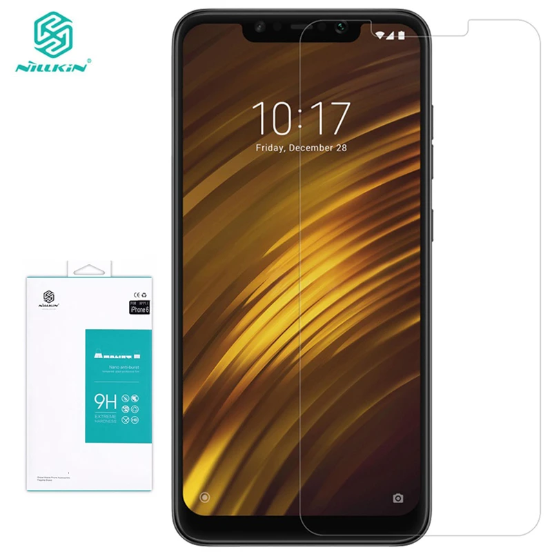 H For Xiaomi POCOPHONE F1 закаленное Стекло Xiaomi Поко F1 Экран протектор Nillkin Удивительный H& H+ Pro защитная пленка nilkin Стекло - Цвет: H