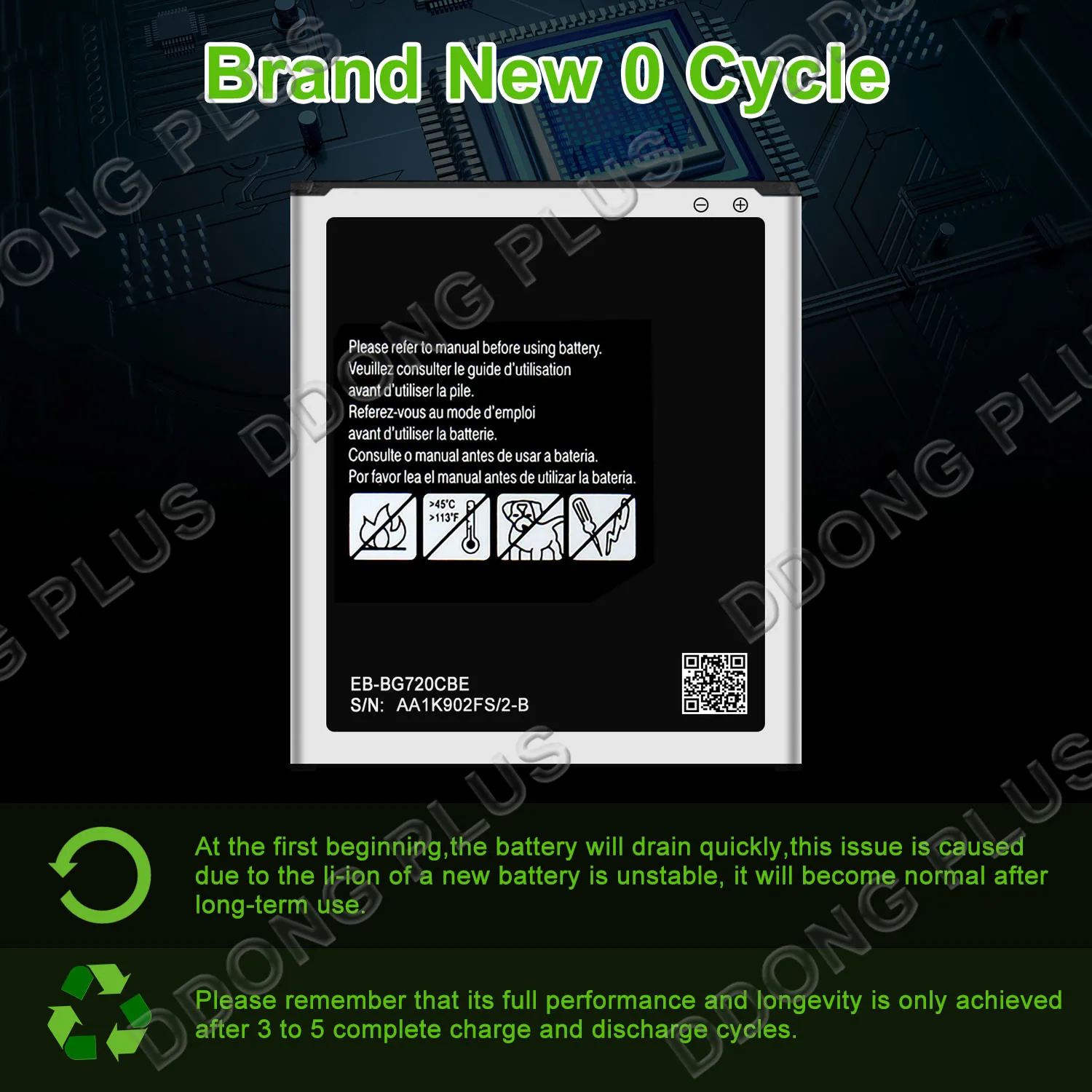

EB-BG720CBE Battery For Samsung Galaxy Grand Max G720AX Battery EB-BG720CBK 720CBC Replacement Repair Part