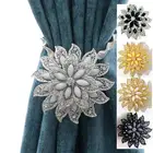 Пружинные магнитные застежки для штор занавес из горного хрусталя аксессуары для спальни гостиной декоративные занавески с зажимом