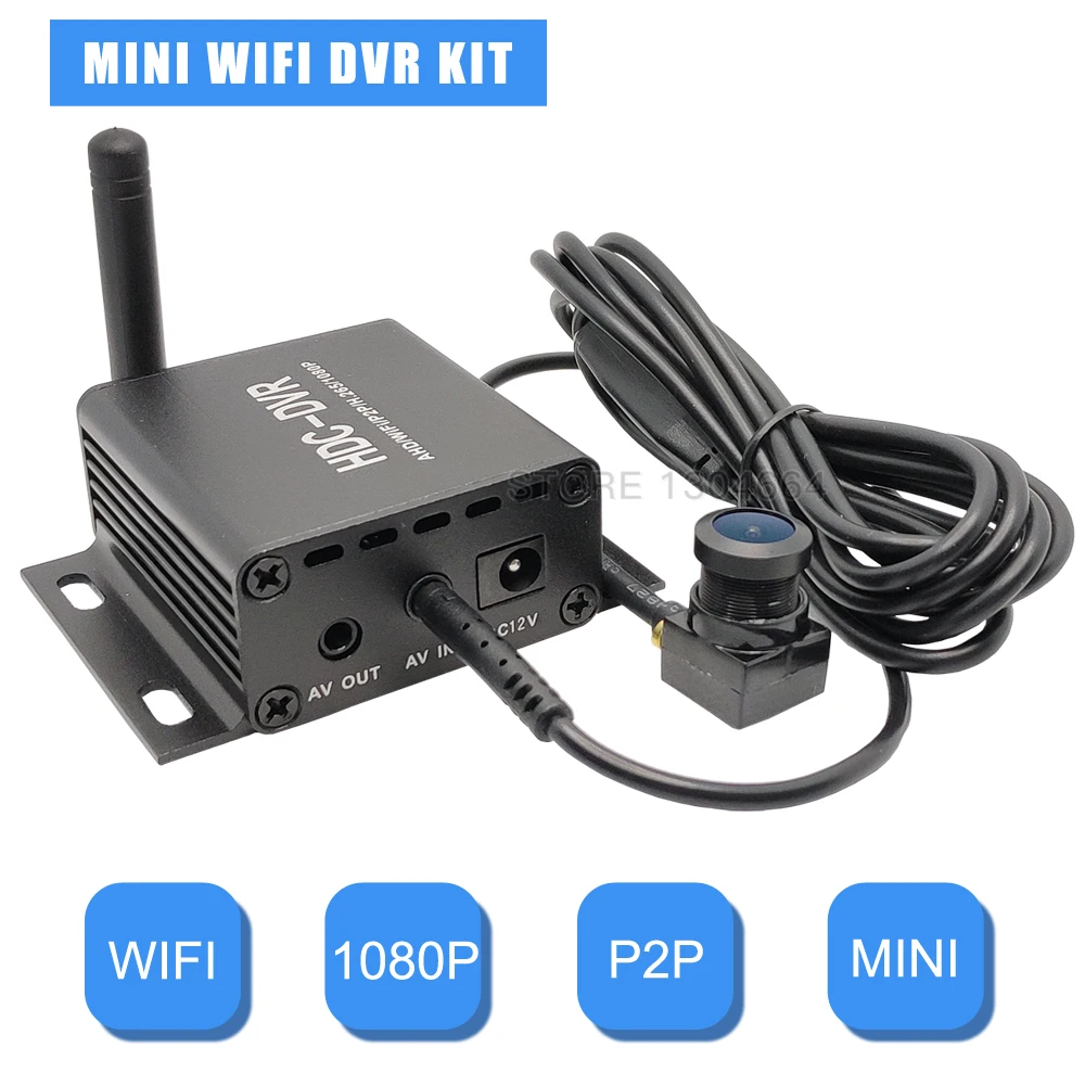 HD1080P Wi Fi комплект мини видеорегистратора видеонаблюдения Регистраторы Onvif и RTSP DVR