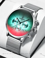 binbond new fashion top brand luxury watches with steel sports 30atm waterproof chronograph quartz watch men relogio masculino