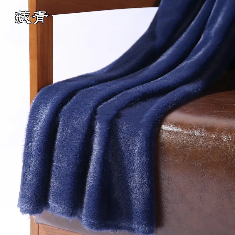 Ткань из искусственного меха норки для пальто подушки игрушки куклы короткая