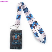 ransitute r1396 blue eagle lanyard credit card id holder badge student women travel bank bus business card cover badge