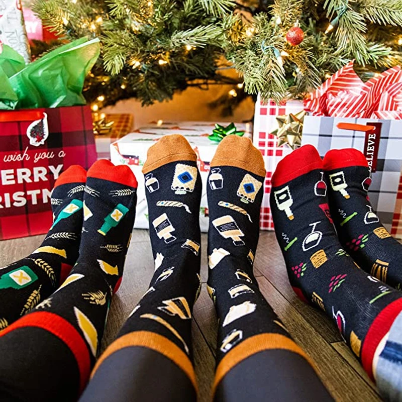 

If You Can Read This Socks Holiday Christmas Gifts for Women Men Couples Novelty Funny Cotton Socks Kawaii Harajuku Accessories