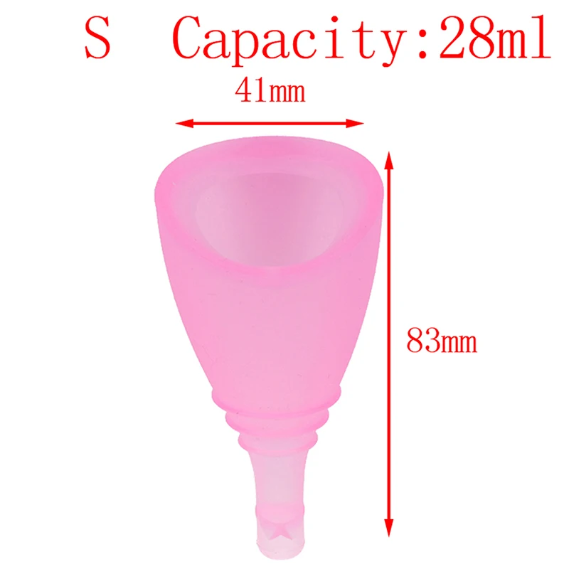 28ML 1 шт Нетоксичная женская гигиеническая менструальная чашка медицинская герметичная силиконовая многоразовая Женская чашка для менструального периода - Цвет: 28ML
